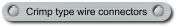 Crimp type wire connectors