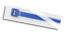 7.5" blue cable tie,standard size,100 pk