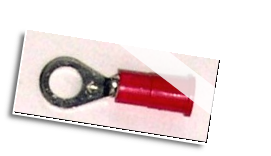RING TONGUE TERMINAL CONNECTOR  (red)  stud # 10