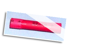 Butt connector RED vinyl (22-18 AWG wire size)