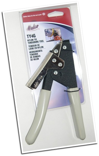 Heavy Duty Cable Tie Tensioning Tool and Cutter