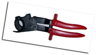 Ratchet cable cutter for up to 350 MCM