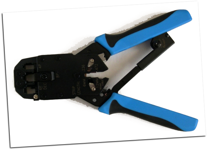 Professional all in 1 modular crimping tool